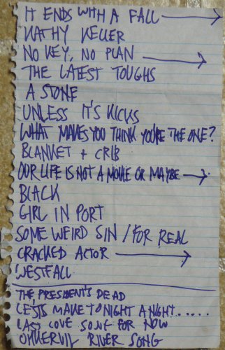 August 20, 2006 setlist
